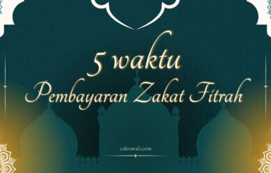 5 Waktu Pembayaran Zakat Fitrah